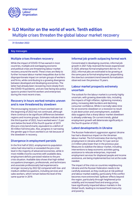 Leverage Unscramble the ILO Industry Report | SCORE Project Power Labor Market Recovery