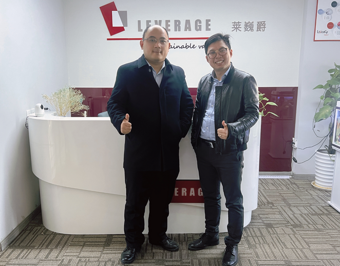 Director of Shanghai Society of Sustainability Mr. Meng Fanqi Visit Leverage