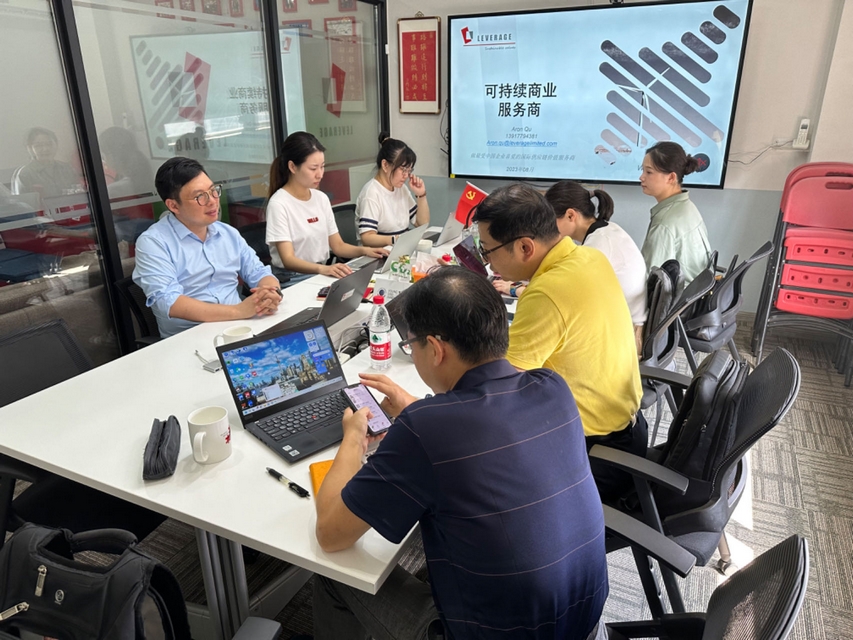 上海市标准化创新中心(物流)负责人郝教授一行到访Leverage 上海市标准化创新中心(物流)负责人郝教授一行到访Leverage