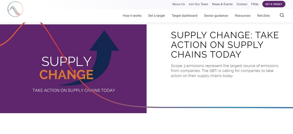 SBTi 发起 COP 行动呼吁,要求企业与供应商合作脱碳 SBTi 发起 COP 行动呼吁,要求企业与供应商合作脱碳