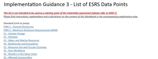 欧盟CSRD:EFRAG最终确定了三个ESRS实施指导文件 欧盟CSRD:EFRAG最终确定了三个ESRS实施指导文件