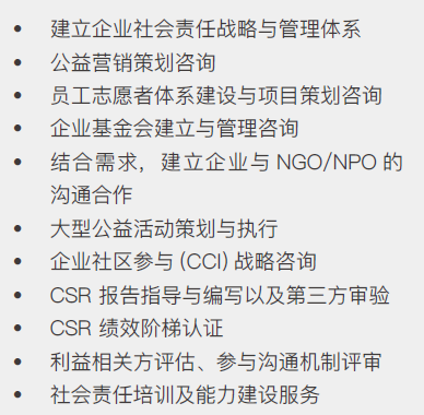 CSR战略咨询  