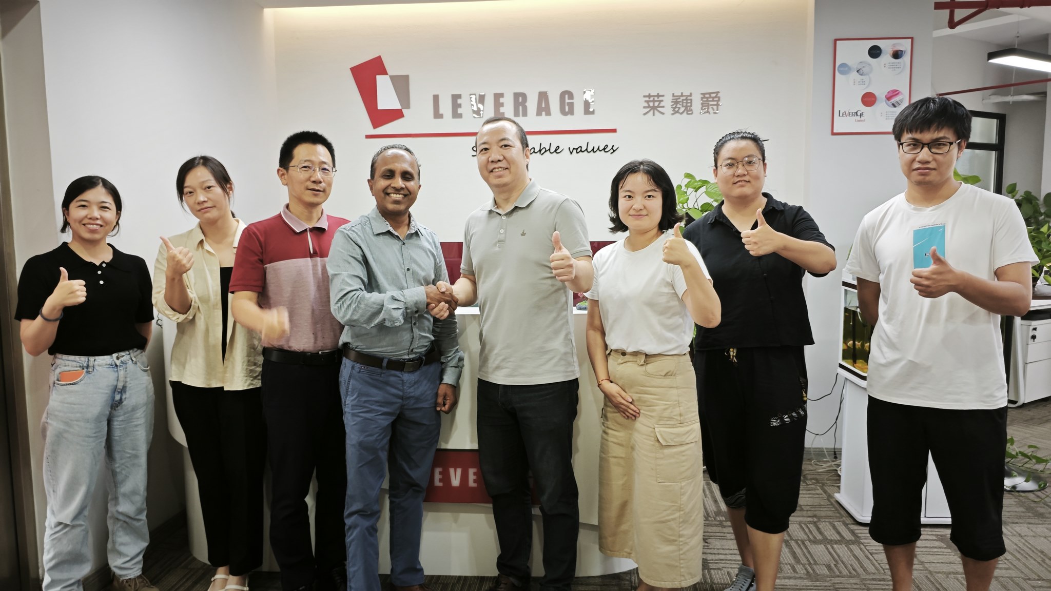 BluWin Limited首席项目官Buddhi Weerasinghe先生一行到访Leverage