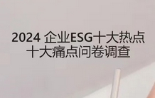 Leverage作为协办机构助力2024 企业ESG十大热点十大痛点问卷调查