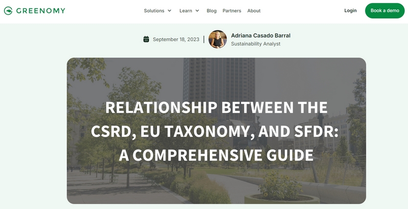 欧盟可持续金融框架:ESG报告、CSRD、SFDR和欧盟分类法在促进环境目标和企业透明度中的作用 欧盟可持续金融框架:ESG报告、CSRD、SFDR和欧盟分类法在促进环境目标和企业透明度中的作用