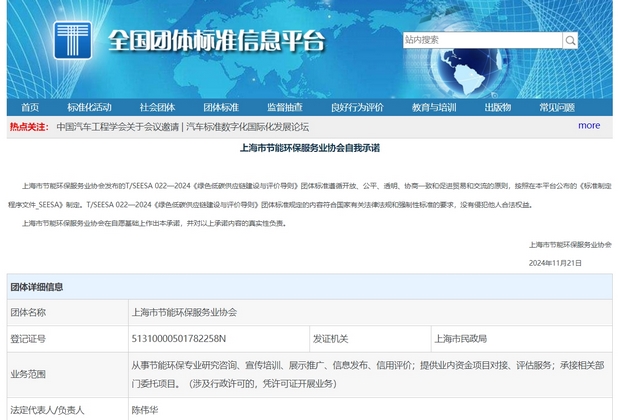 由Leverage参与的上海市节能环保服务业协会《绿色低碳供应链建设与评价导则》团体标准正式发布实施