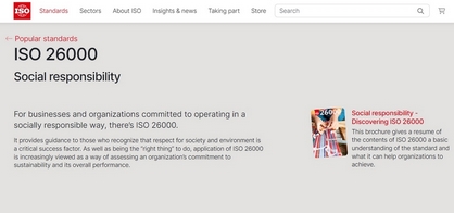 ISO 26000 社会责任管理绩效评估服务 ISO 26000 社会责任管理绩效评估服务