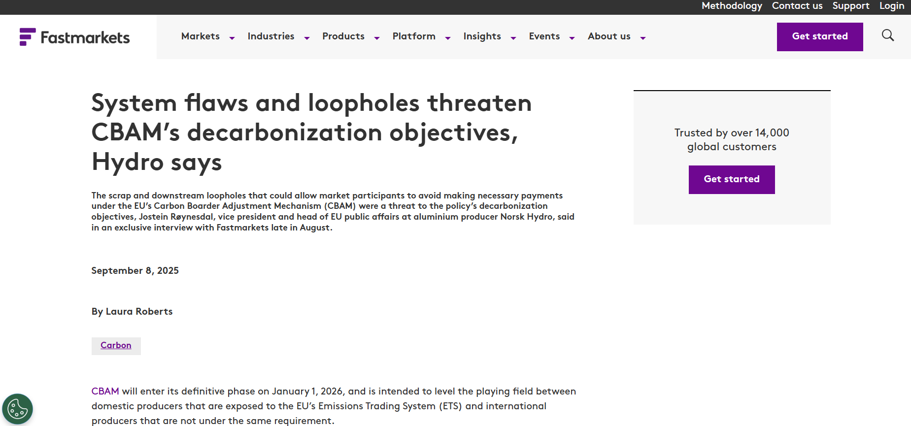 碳关税来袭：CBAM——欧盟绿色转型的破局之举，还是隐匿的贸易壁垒