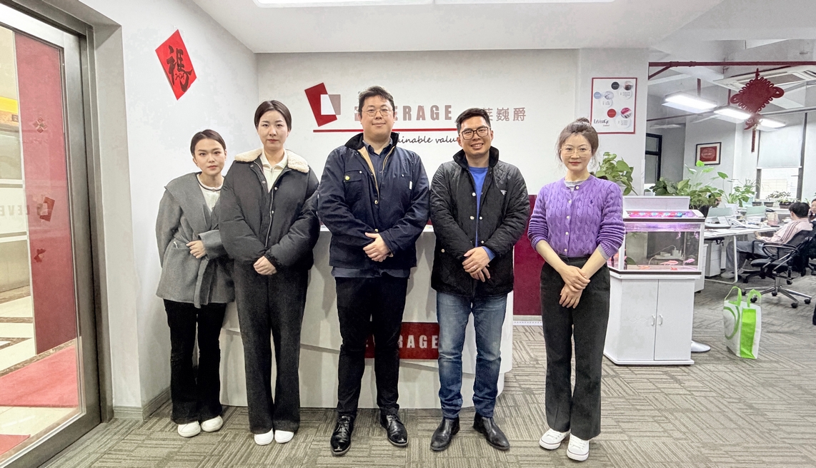 EcoVadis's representative in the Greater China region, Jeffrey Ng, paid a visit to Leverage